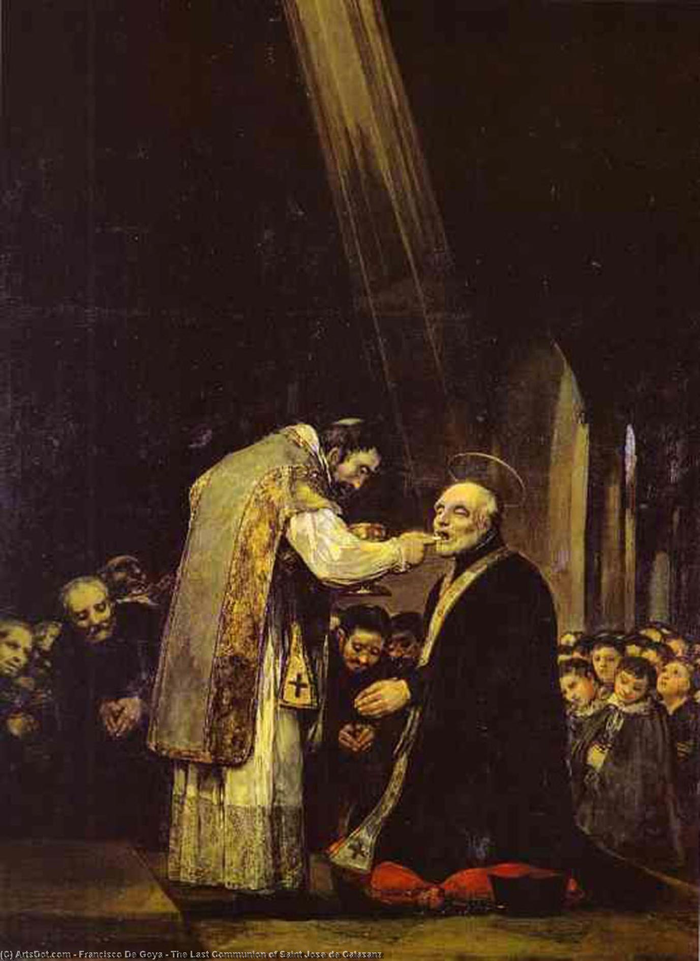 The Last Communion Of Saint Jose De Calasanz — Francisco José De Goya Y Lucientes