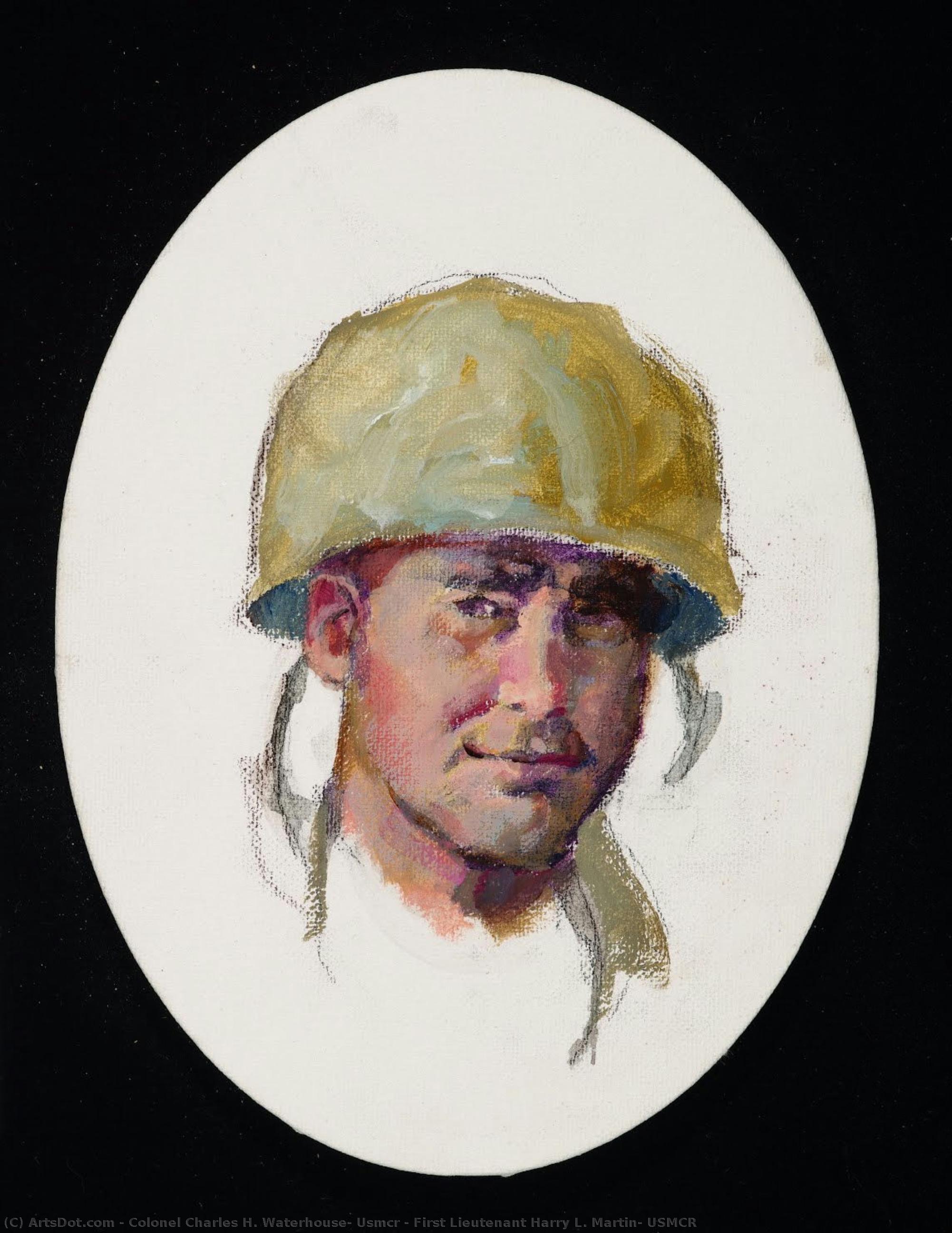 First Lieutenant Harry L. Martin, Usmcr — Colonel Charles H. Waterhouse, Usmcr