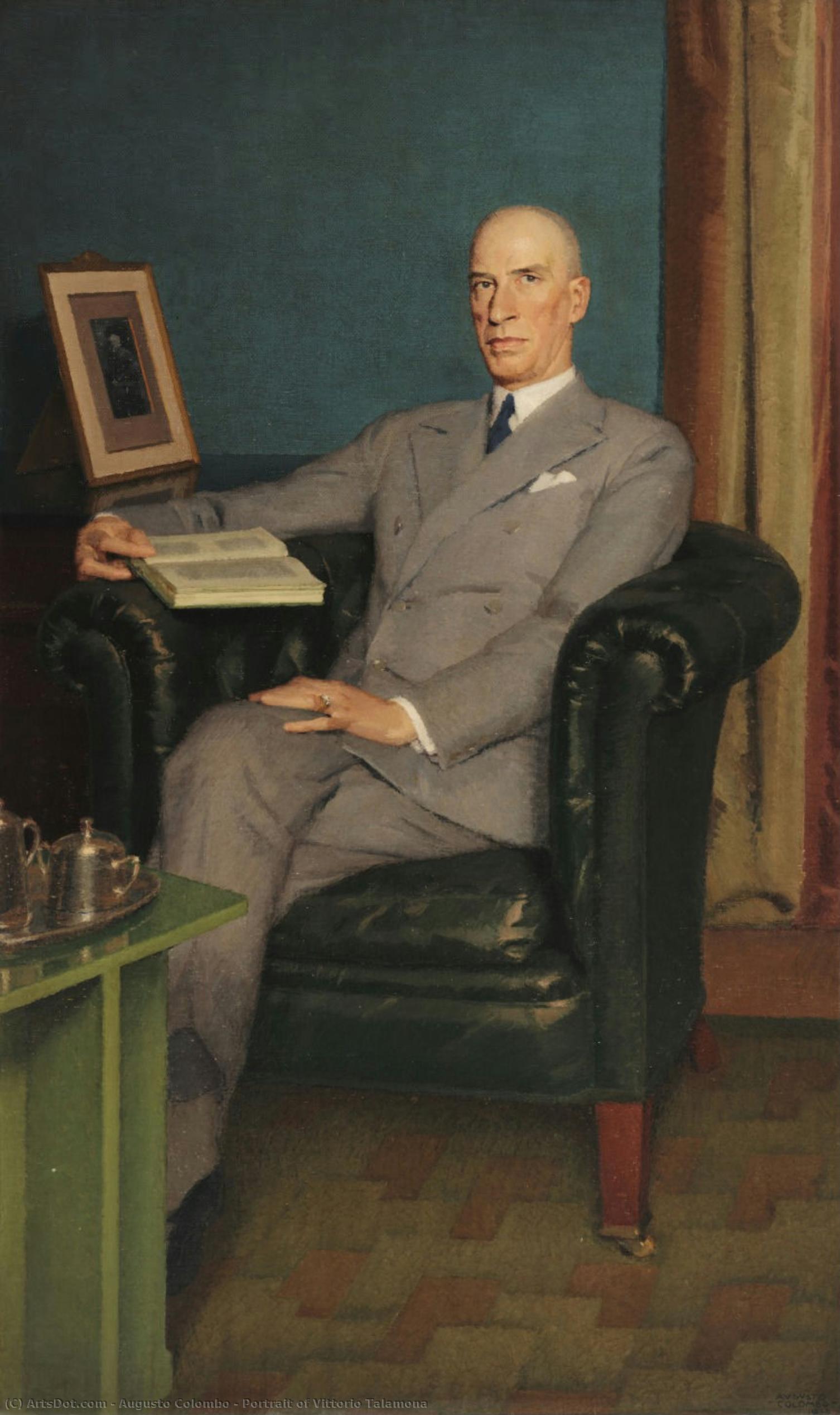 Portrait Of Vittorio Talamona — Augusto Colombo