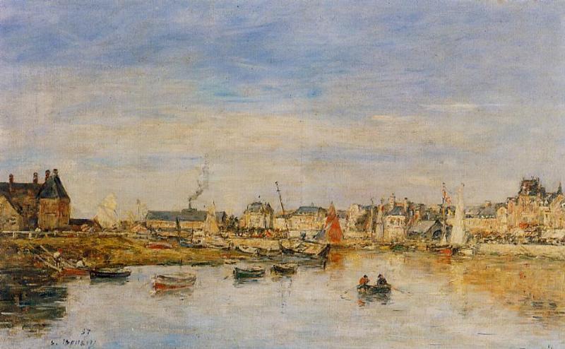The Port Of Trouville — Eugène Louis Boudin