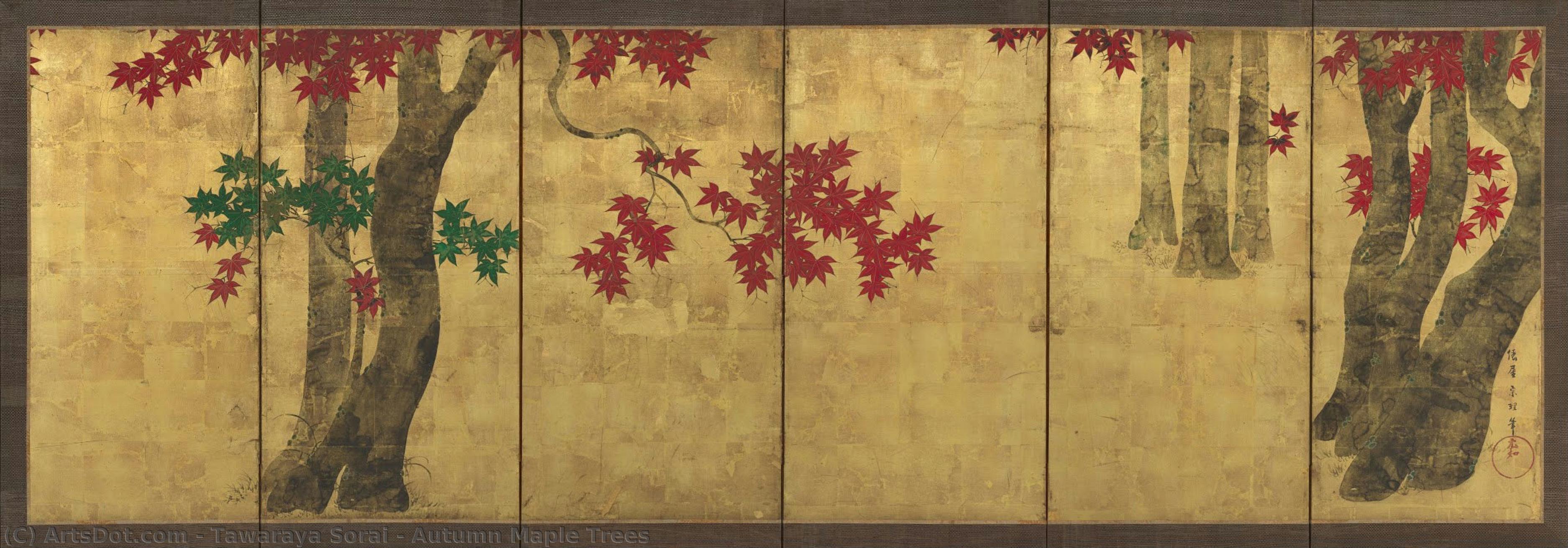 Autumn Maple Trees — Tawaraya Sorai