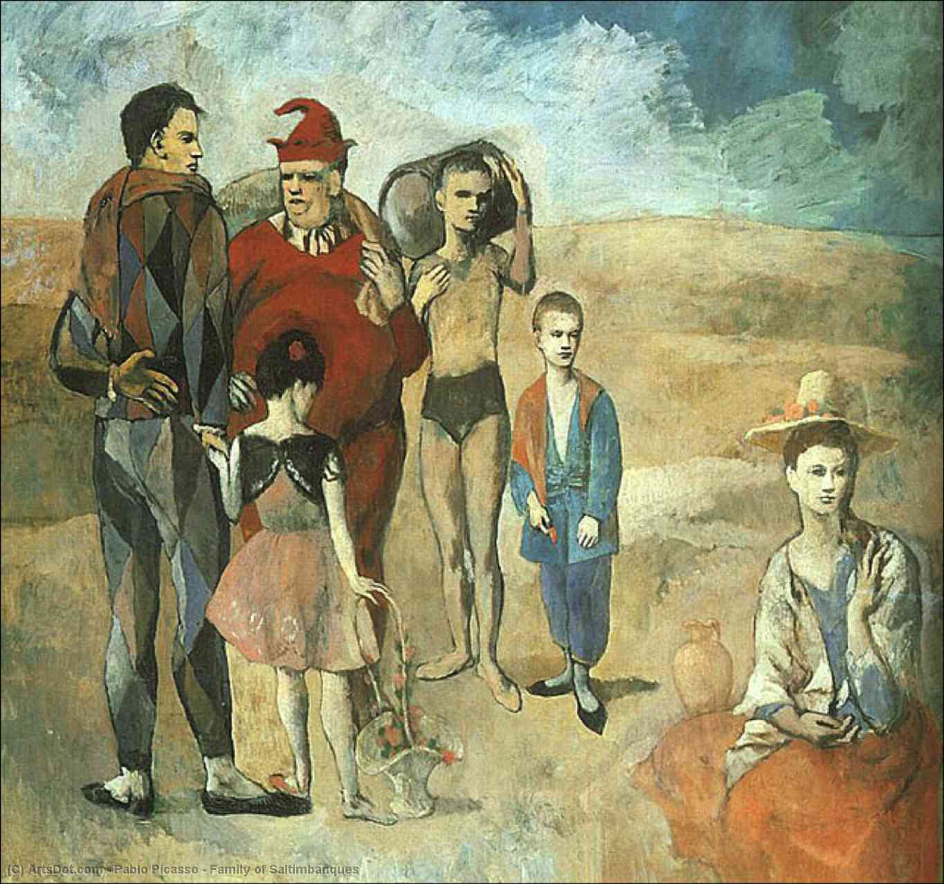 Family Of Saltimbanques — Pablo Picasso