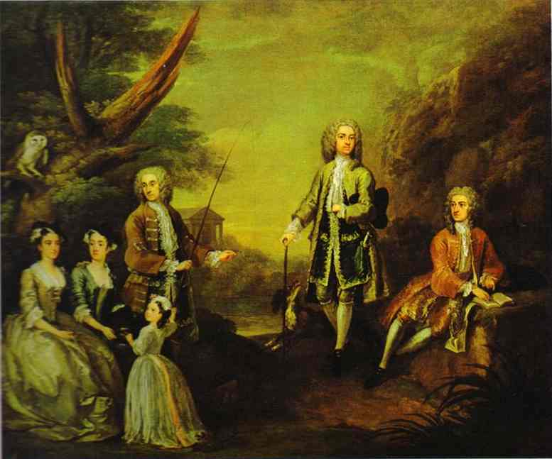 The Ashley And Popple Family — William Hogarth