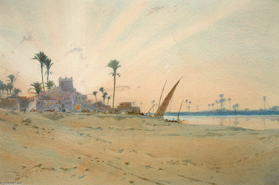 The Silvery Light Of Esna — Augustus Osborne Lamplough
