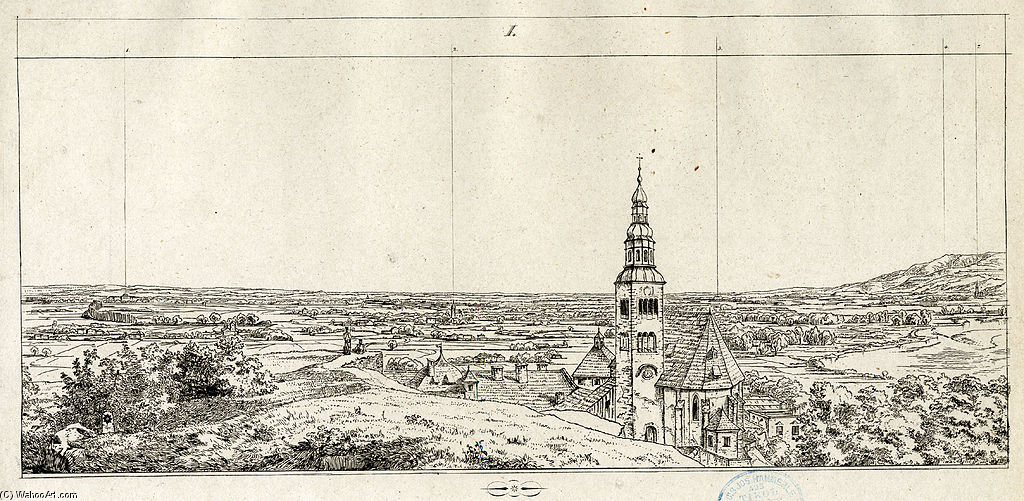 Wegweiser Auf Dem Monchberge — Friedrich Loos