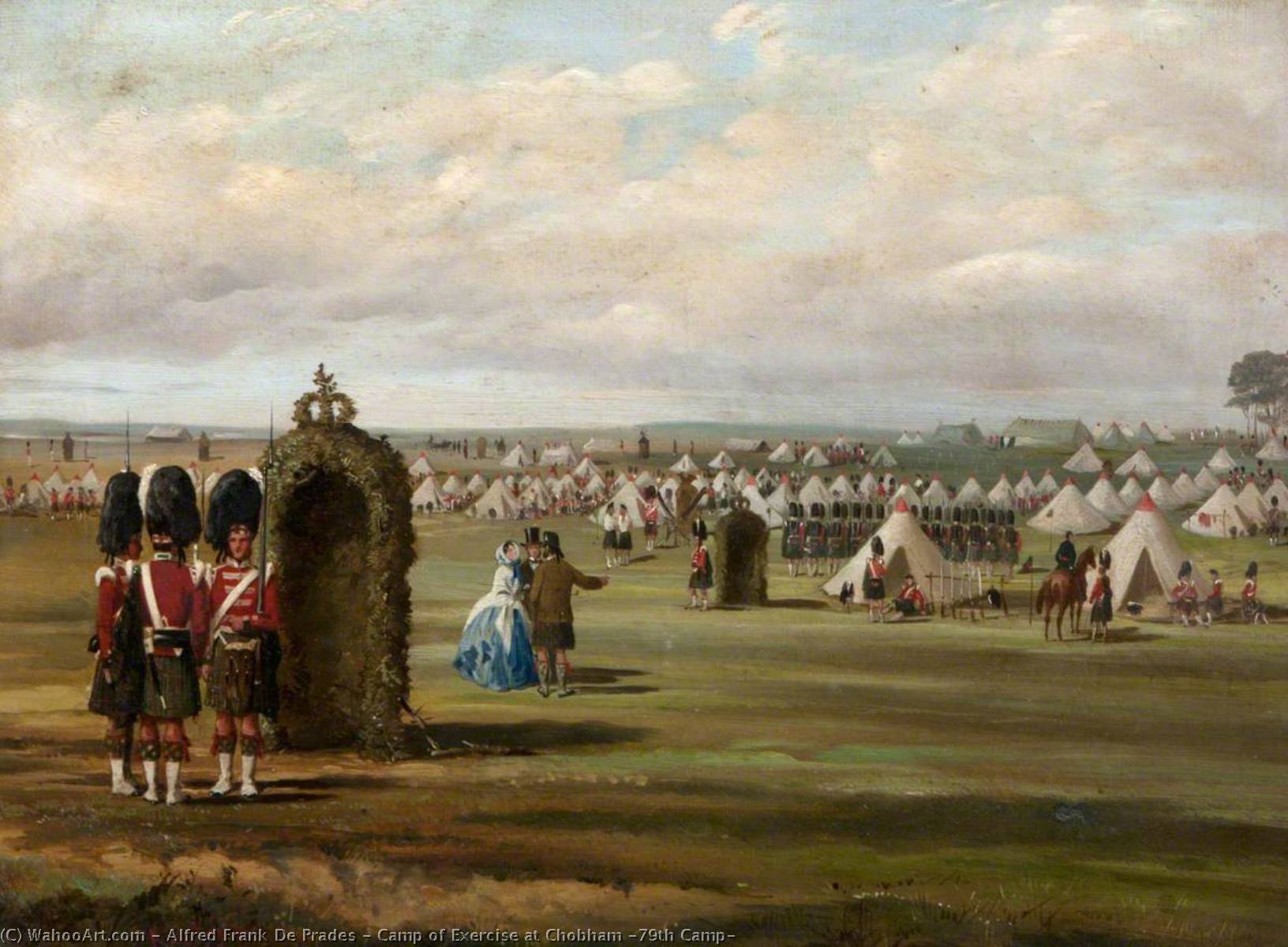 Camp Of Exercise At Chobham (79th Camp) — Alfred Frank De Prades