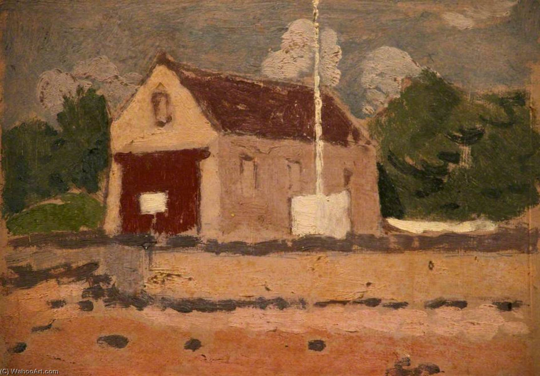 Lifeboat Station At Ferryside ( ) — Edward Morland Lewis