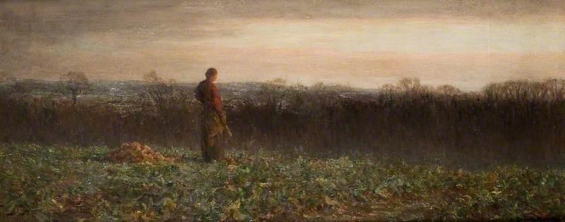 Evening At Warham, Herefordshire — Brian Hatton
