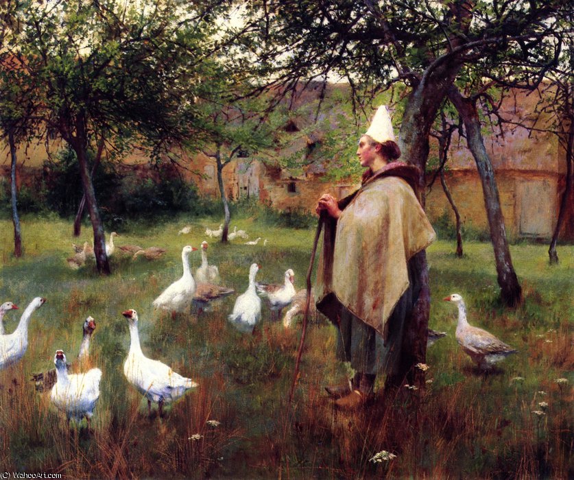 Goose Girl — Charles James Theriat