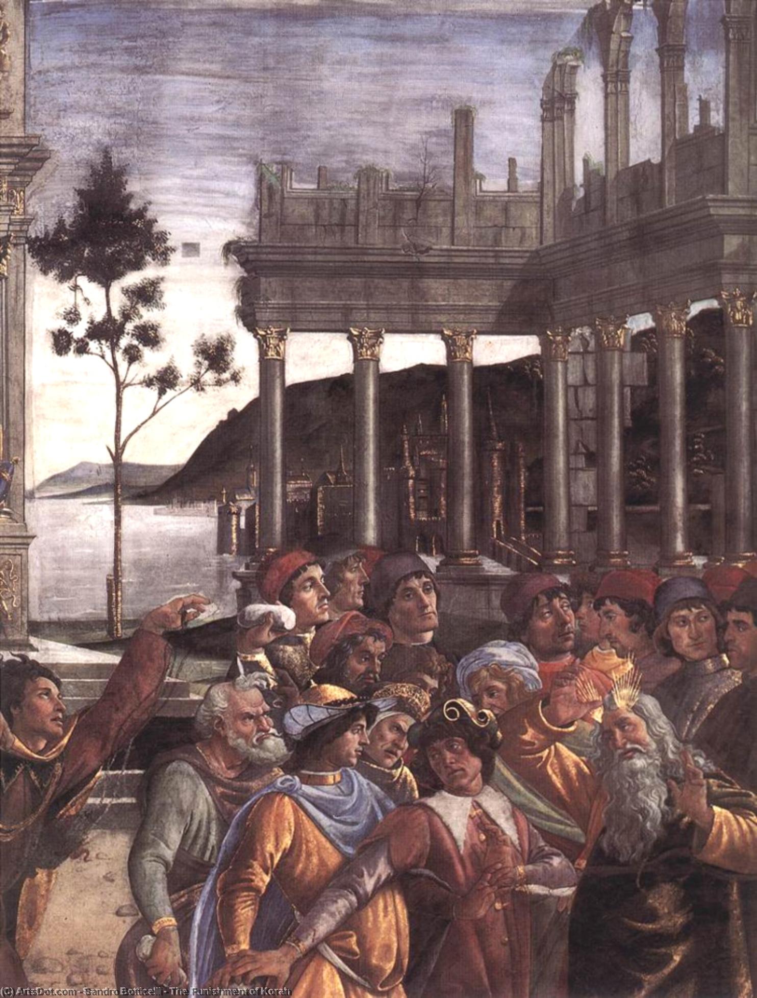 The Punishment Of Korah — Боттичелли