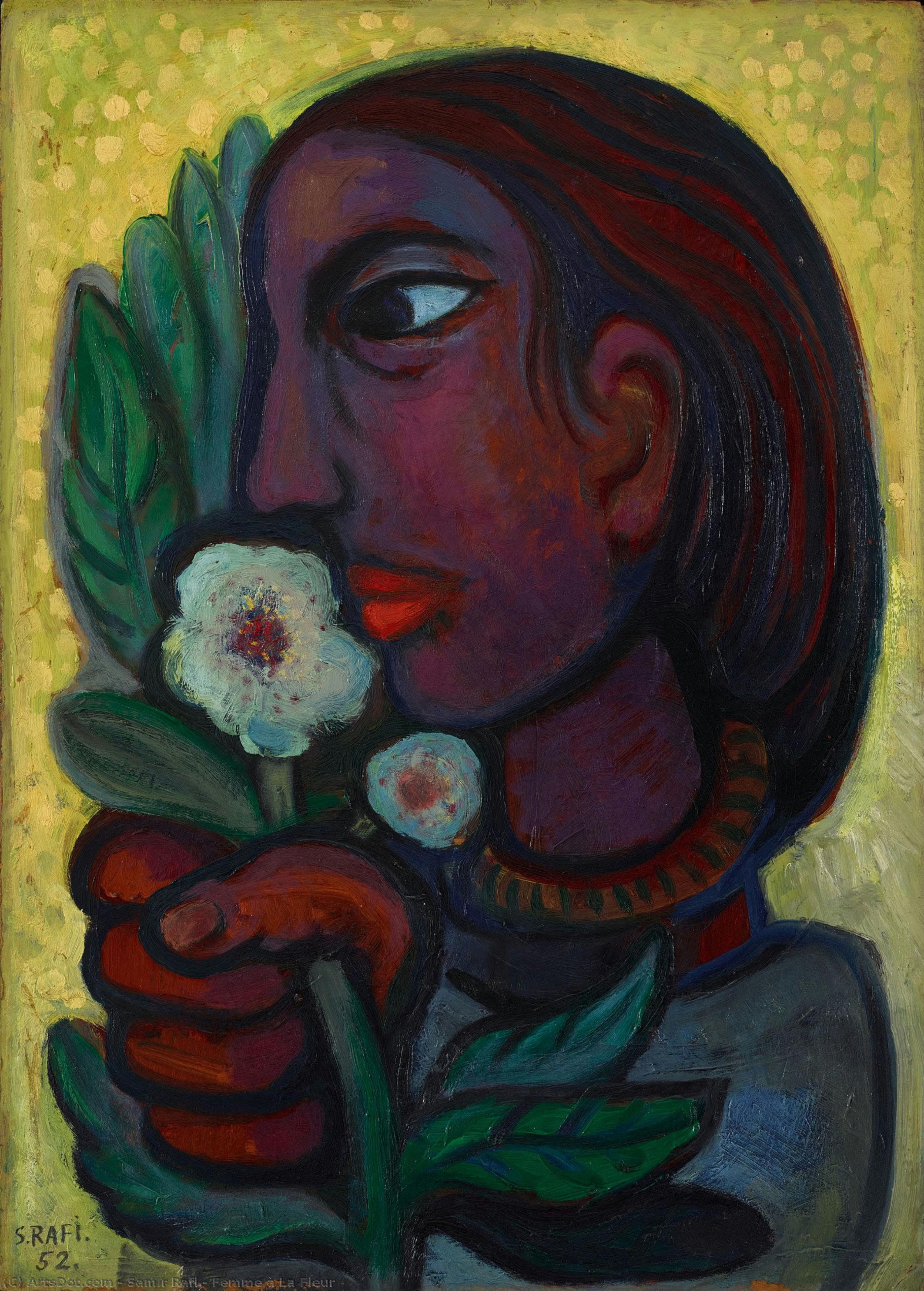 Femme À La Fleur — Samir Rafi