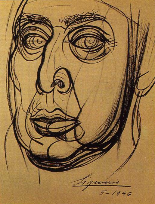 Self-portrait — Давид Альфаро Сикеирос