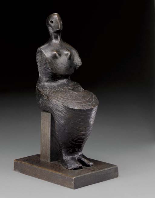 Seated Figure; Armless — Хенри Моор
