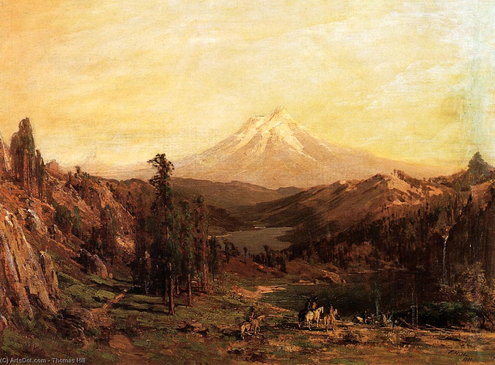 Mount Shasta And Castle Lake, California — Thomas Hill