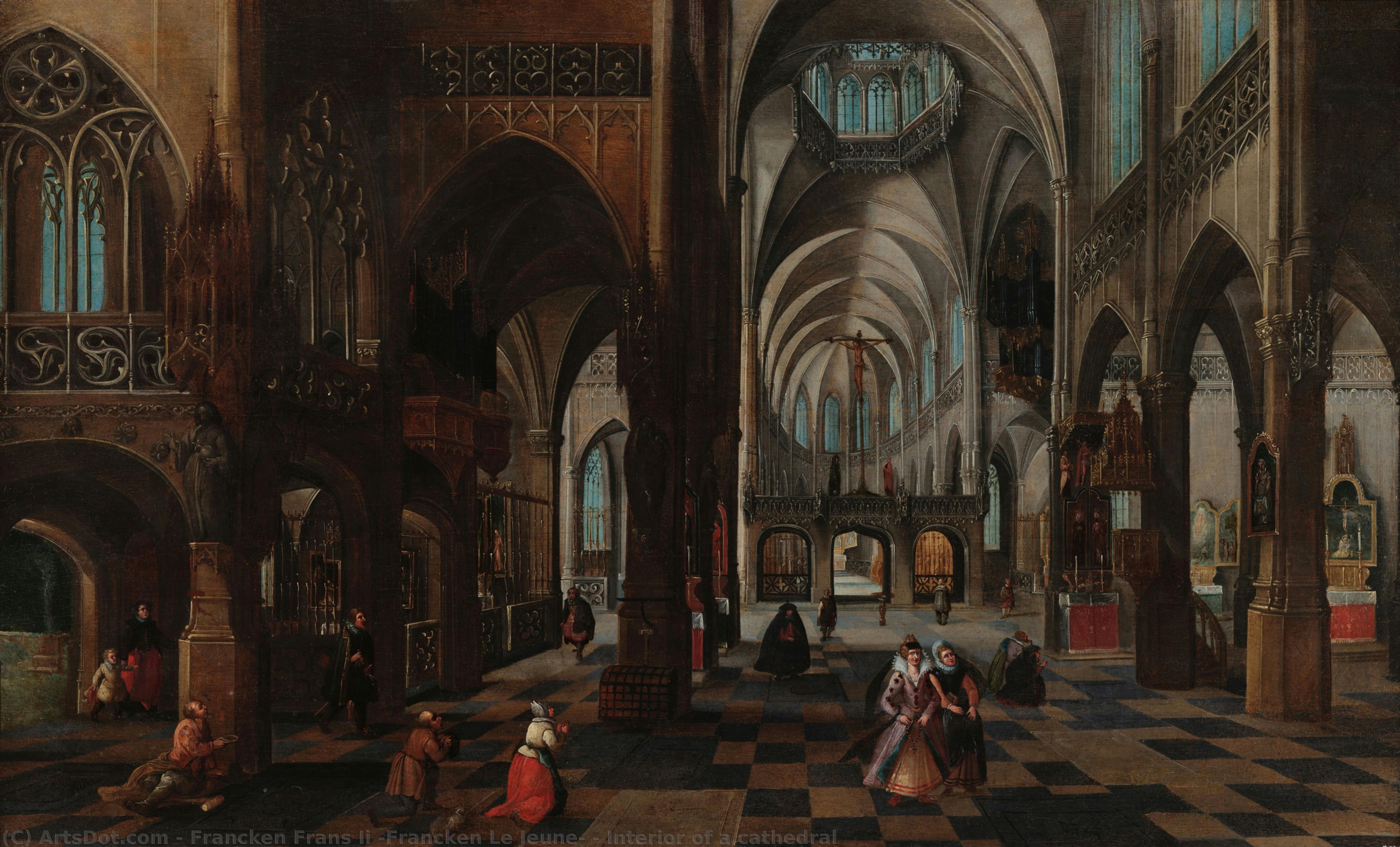 Interior Of A Cathedral — Francken Frans Ii (francken Le Jeune)