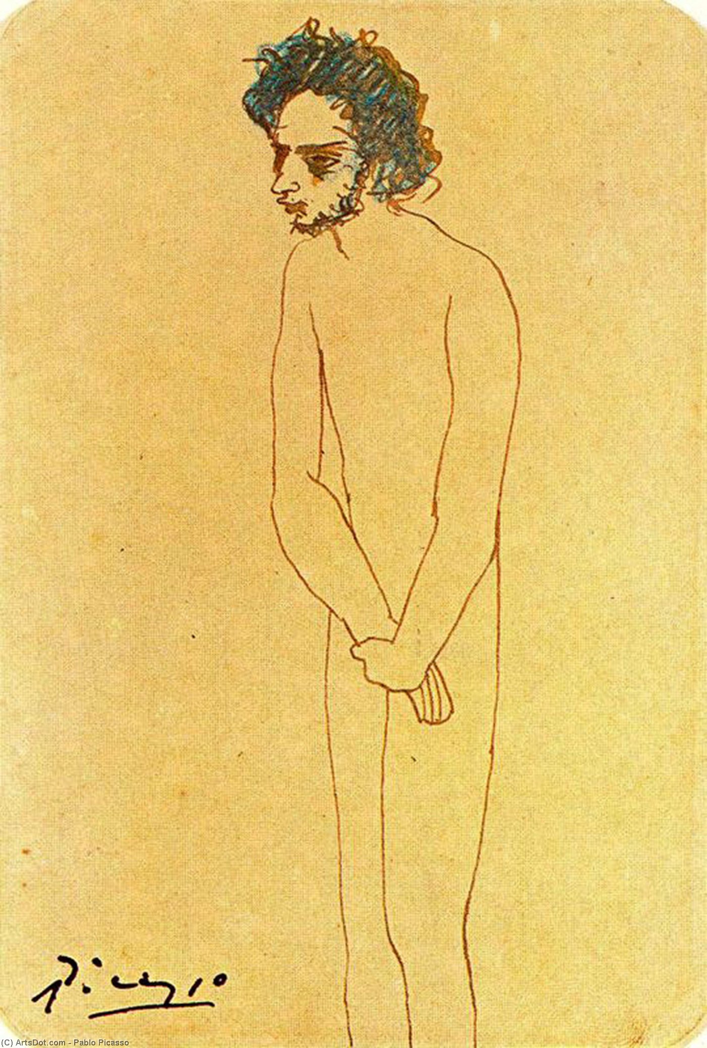 Portrait Of Nude Casagemas — Пабло Пикасо