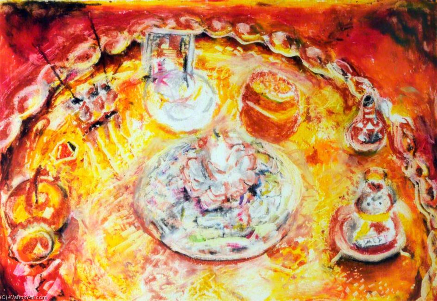 Dad's Gong Table — Medina Ann Hammad