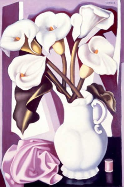 Vase With Calla Lilies — Tamara De Lempicka