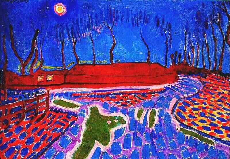 Landscape By Moonlight Ii — ヤン・スライタース