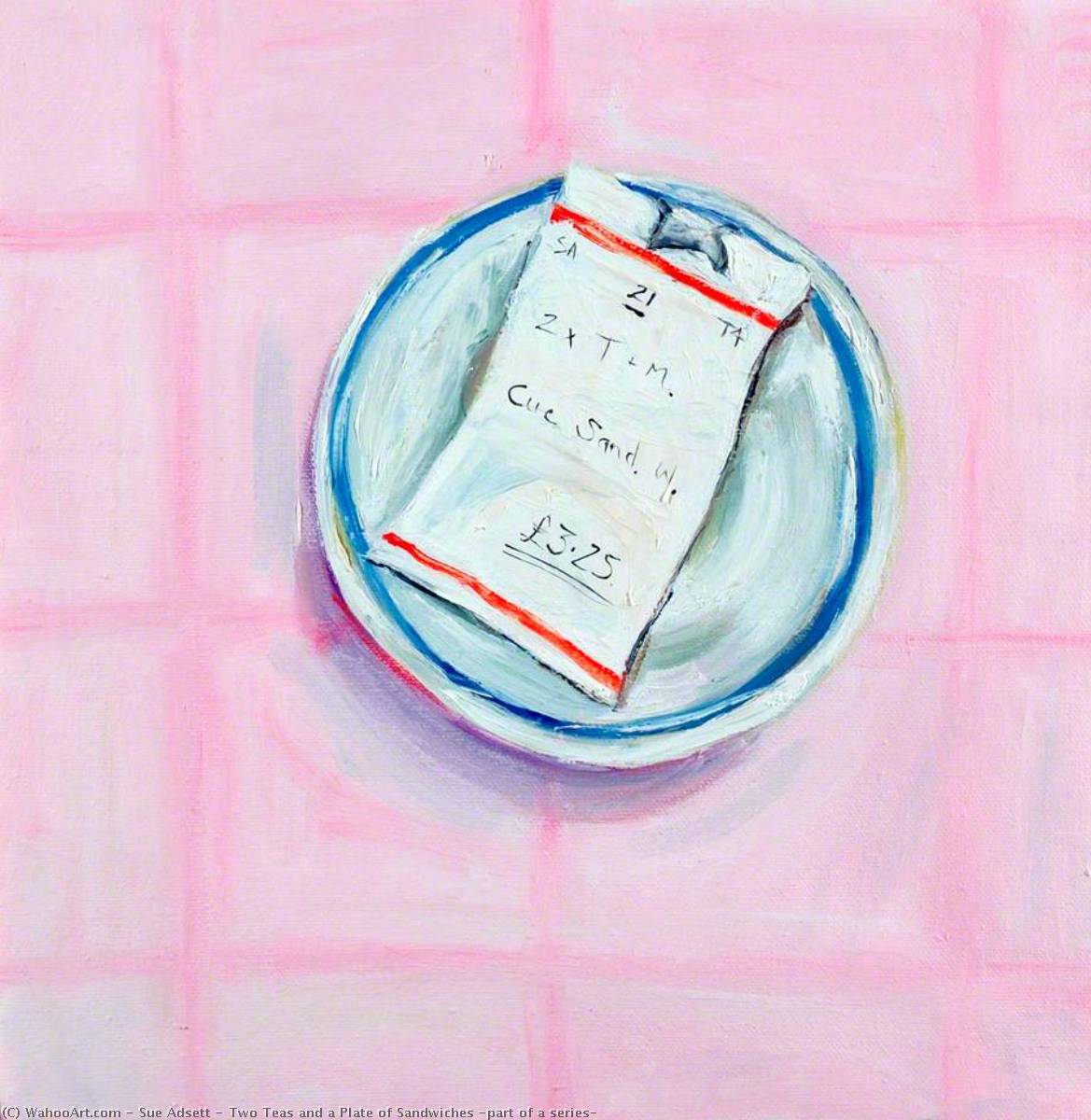 Two Teas And A Plate Of Sandwiches (part Of A Series) — Sue Adsett