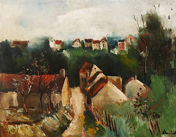 Landscape Valmondois — Maurice De Vlaminck