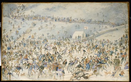 Figures Ice Skating — Charles Altamont Doyle