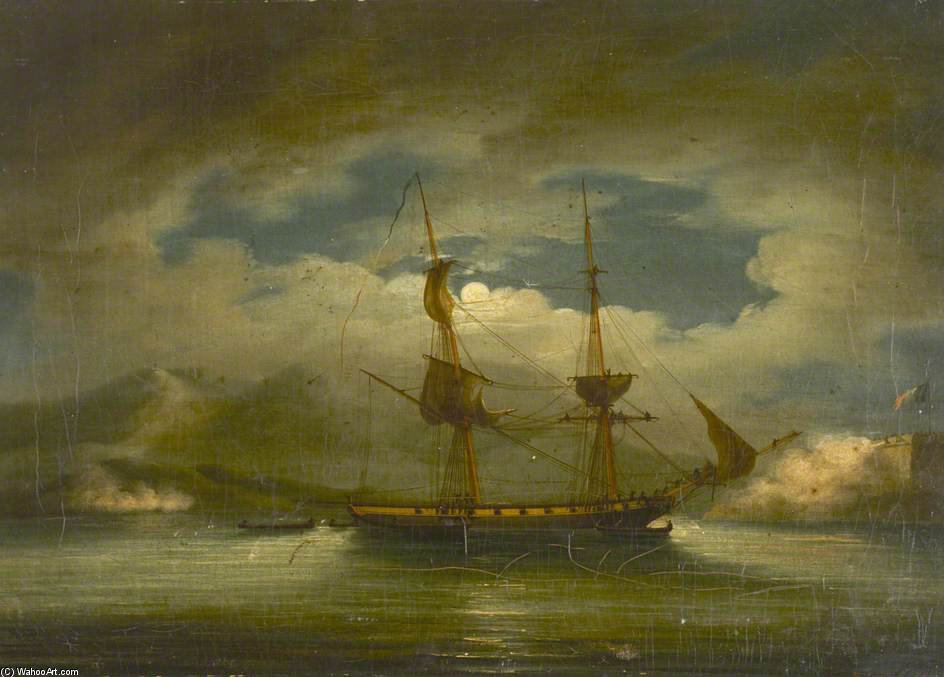 Cutting Out The 'curieux' At Martinique — Francis Sartorius Ii (john Francis Sartorius)