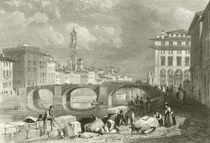The Bridge Of Santa Trinita — James Duffield Harding
