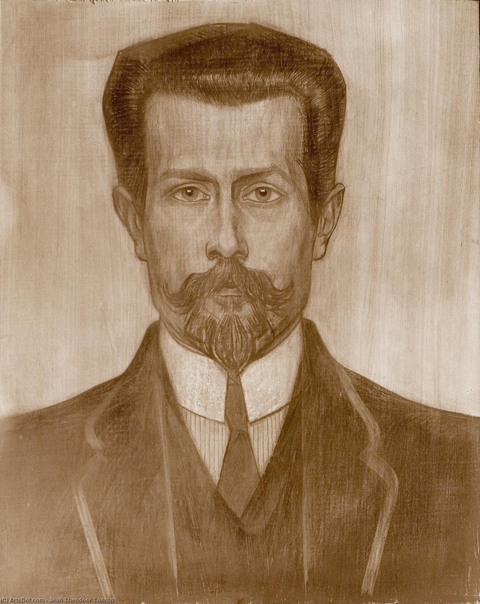 Portrait Of Theo Neuhuys — Jean Theodoor Toorop