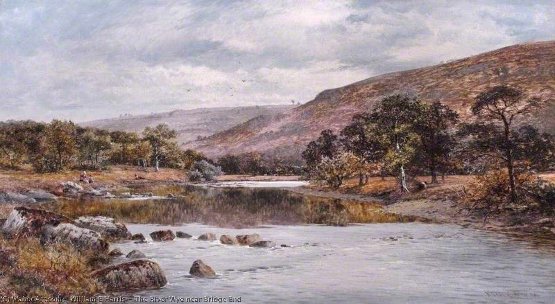 The River Wye Near Bridge End — William E Harris