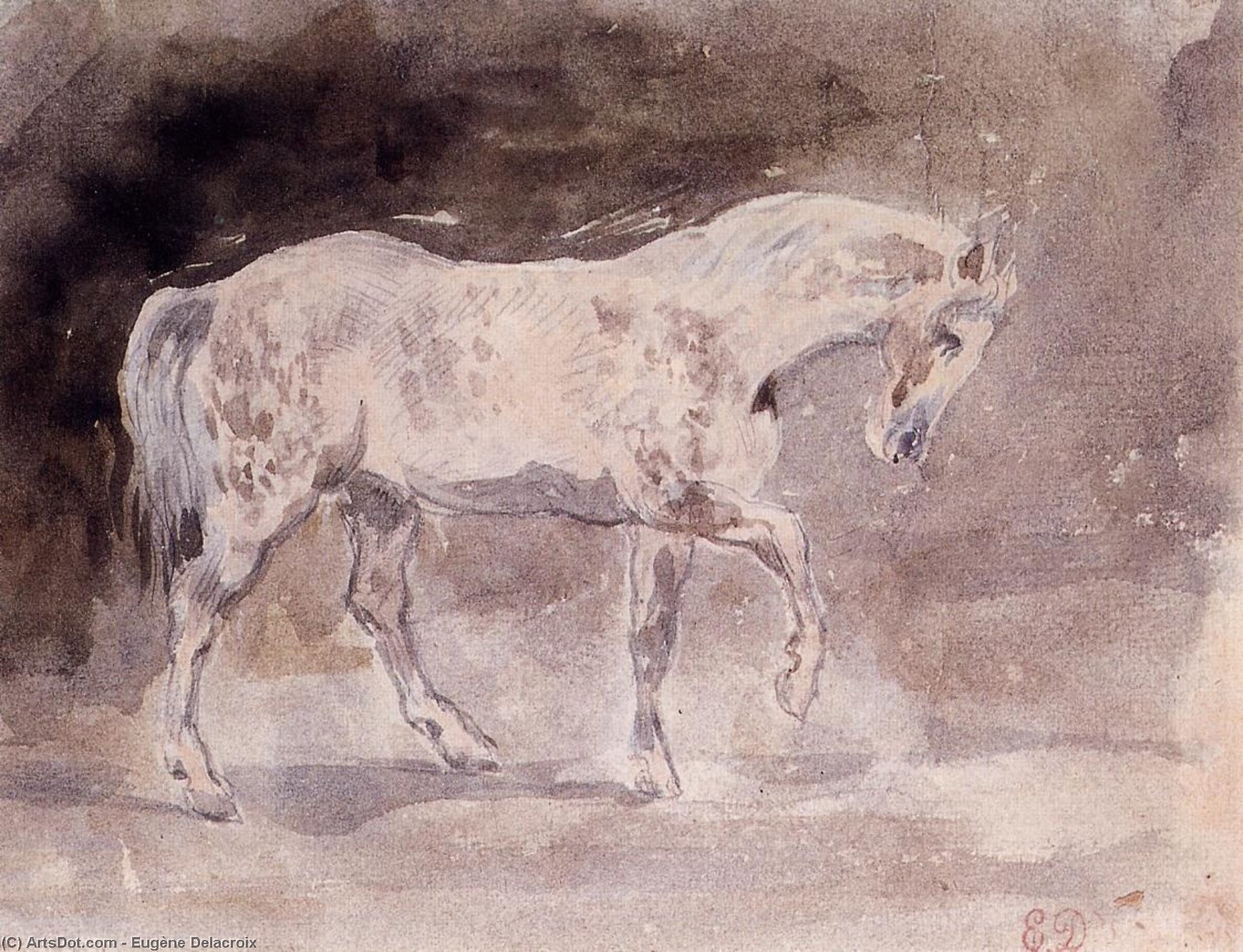 Horse — Эжен Делакруа