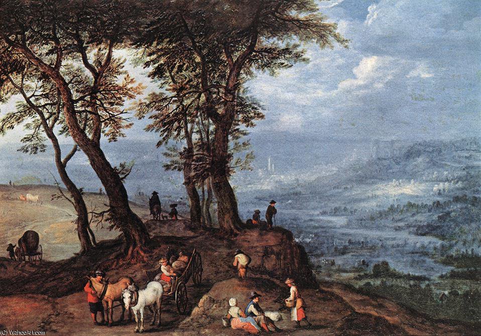 Going To The Market — Jan Brueghel The Elder