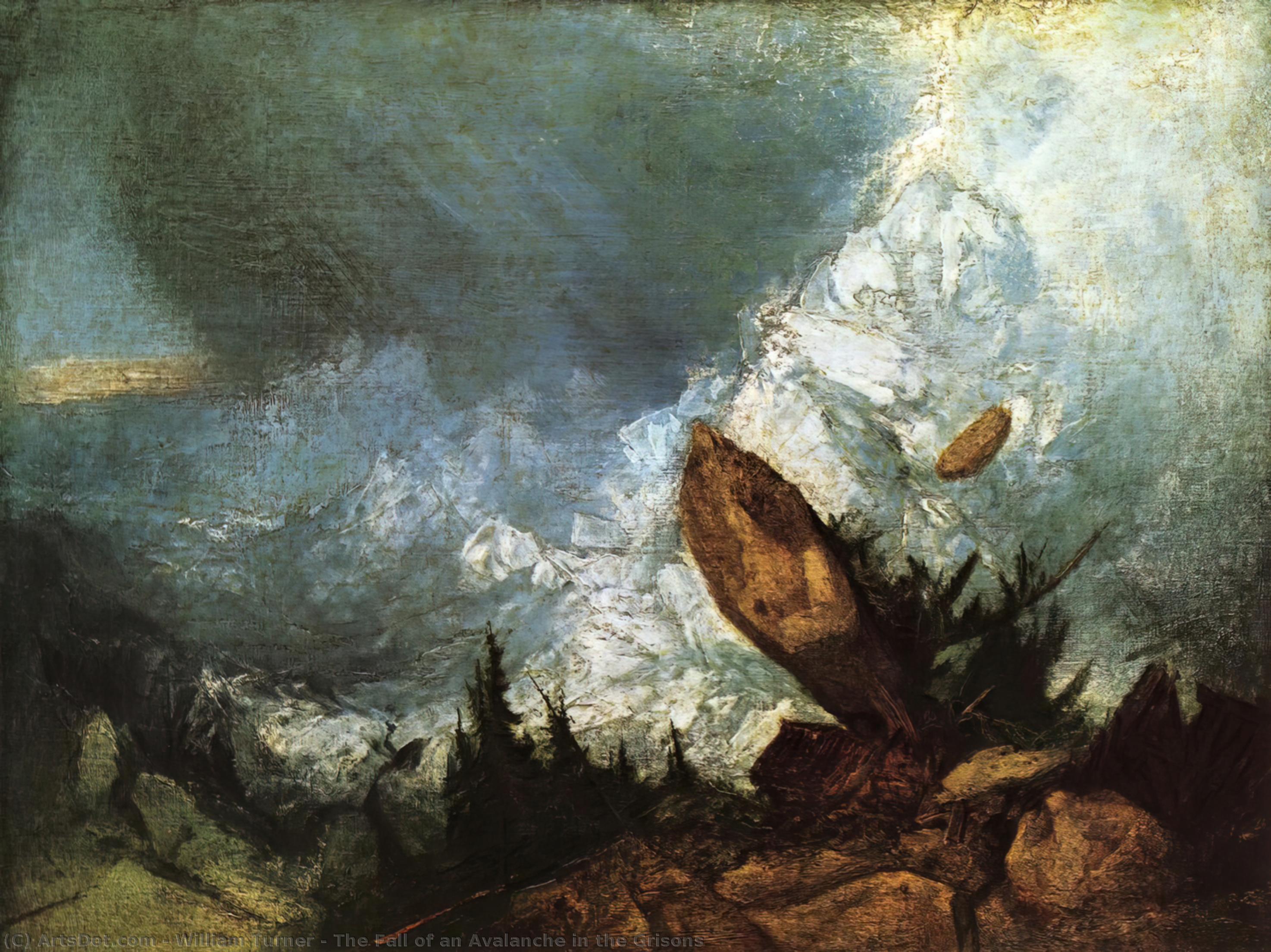 The Fall Of An Avalanche In The Grisons — Joseph Mallord William Turner