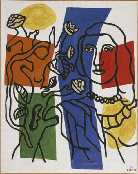 Girl With Plant — Леже