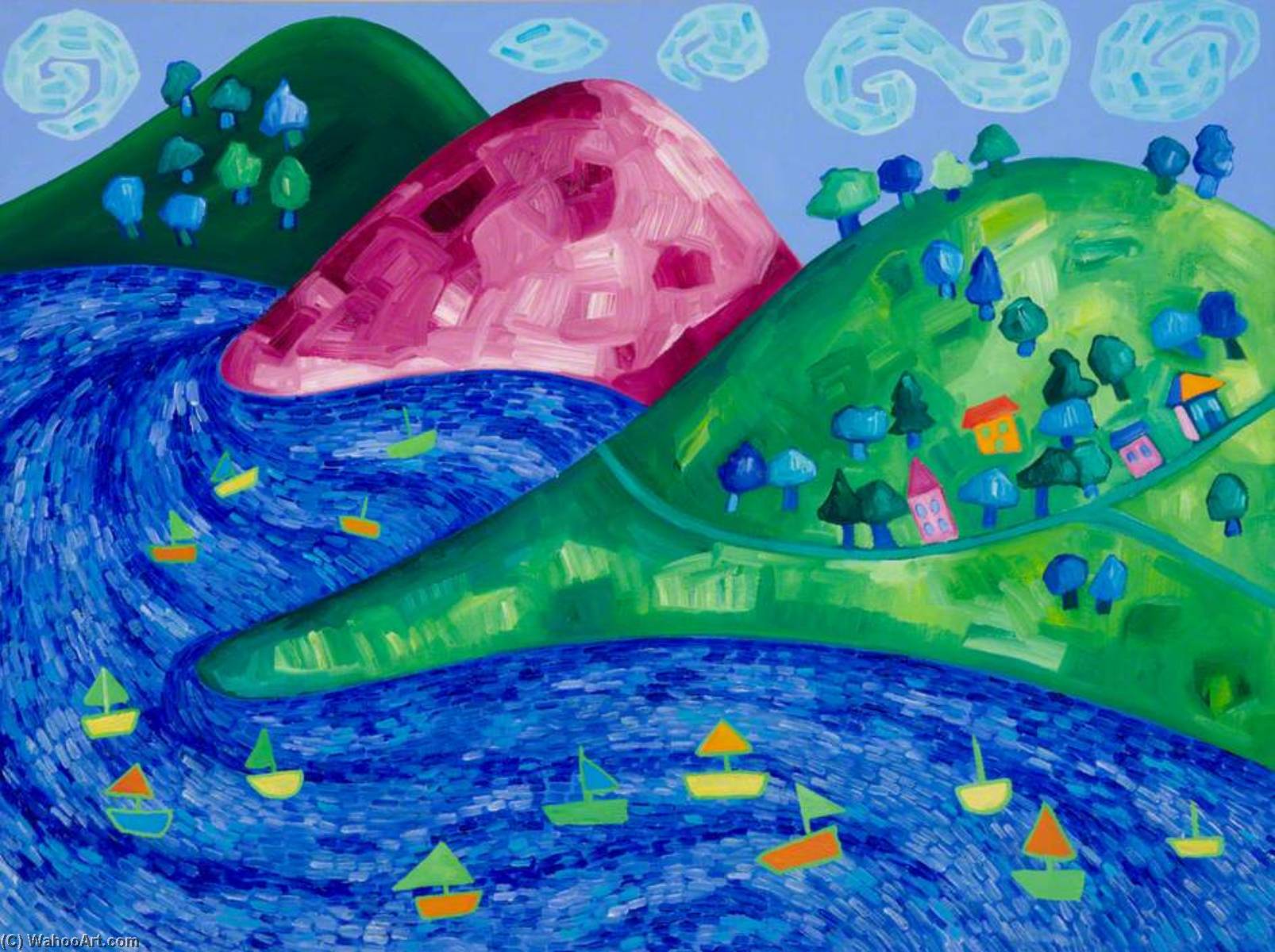 Dream Valley (triptych, Right Panel) — Wendy Mcarthur
