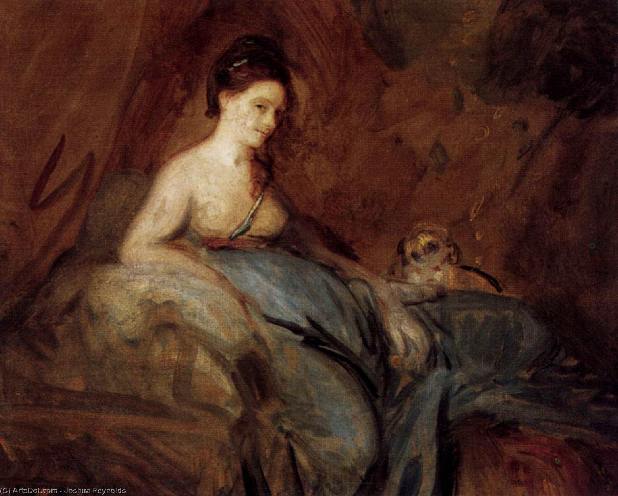 The Actress Kitty Fisher — Sir Joshua Reynolds