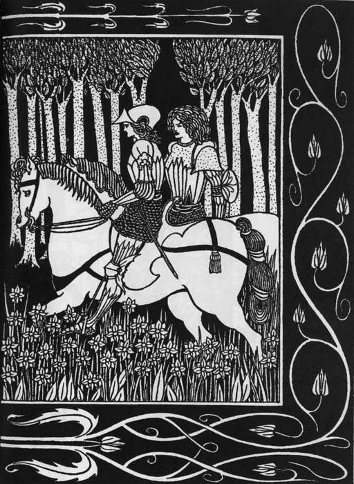 How King Mark And Sir Dinadan Heard Sir Palomides Ii — Aubrey Vincent Beardsley