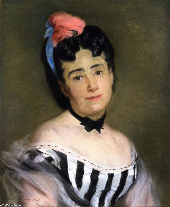 Portrait Of Mme. E. G. — Eva Gonzalès