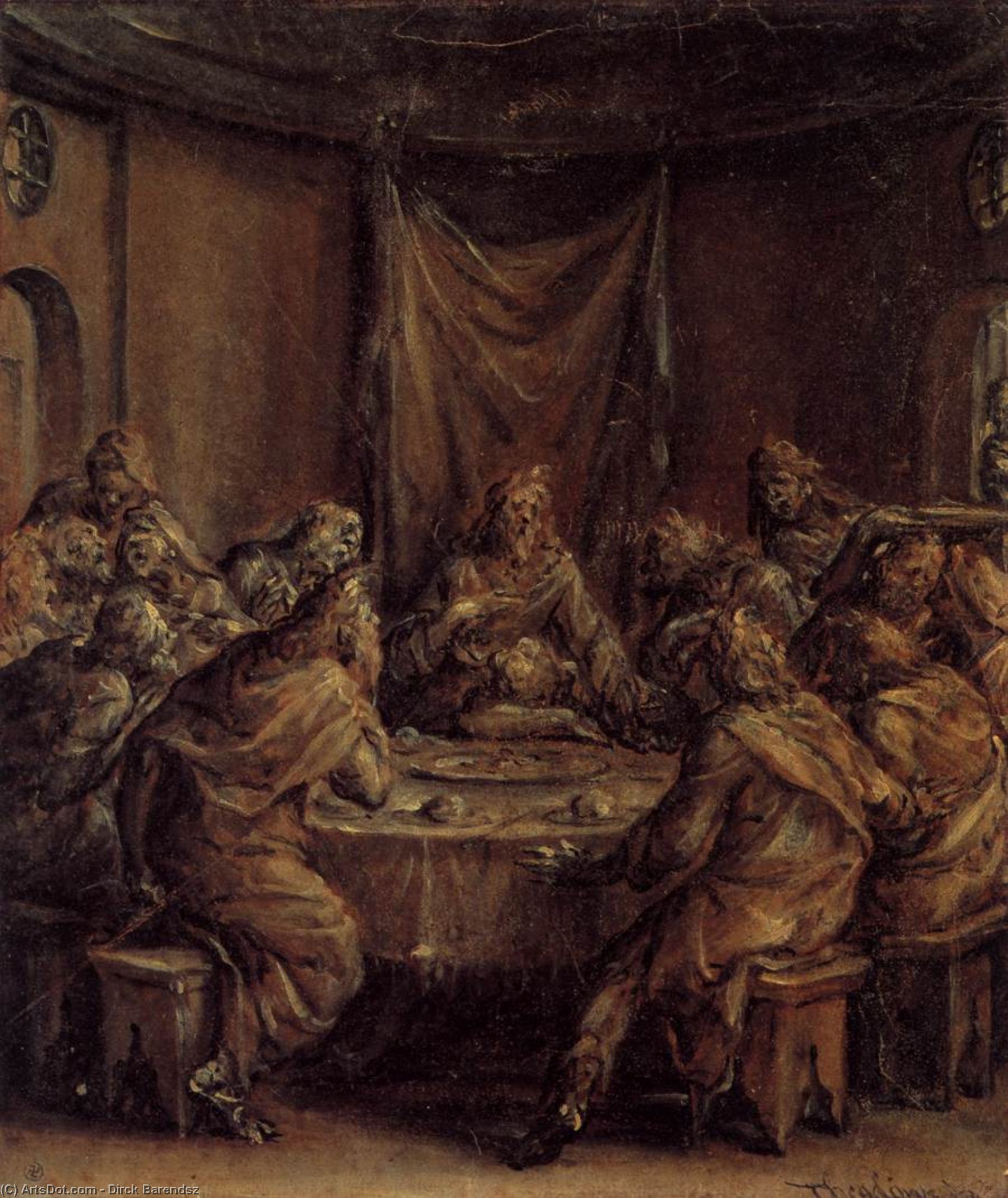 The Last Supper — Dirck Barendsz