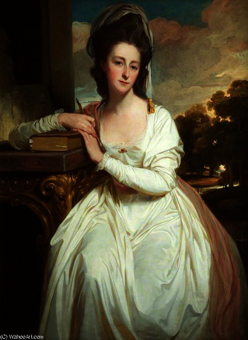 Charlotte Bettesworth, Mrs John Sargent — George Romney