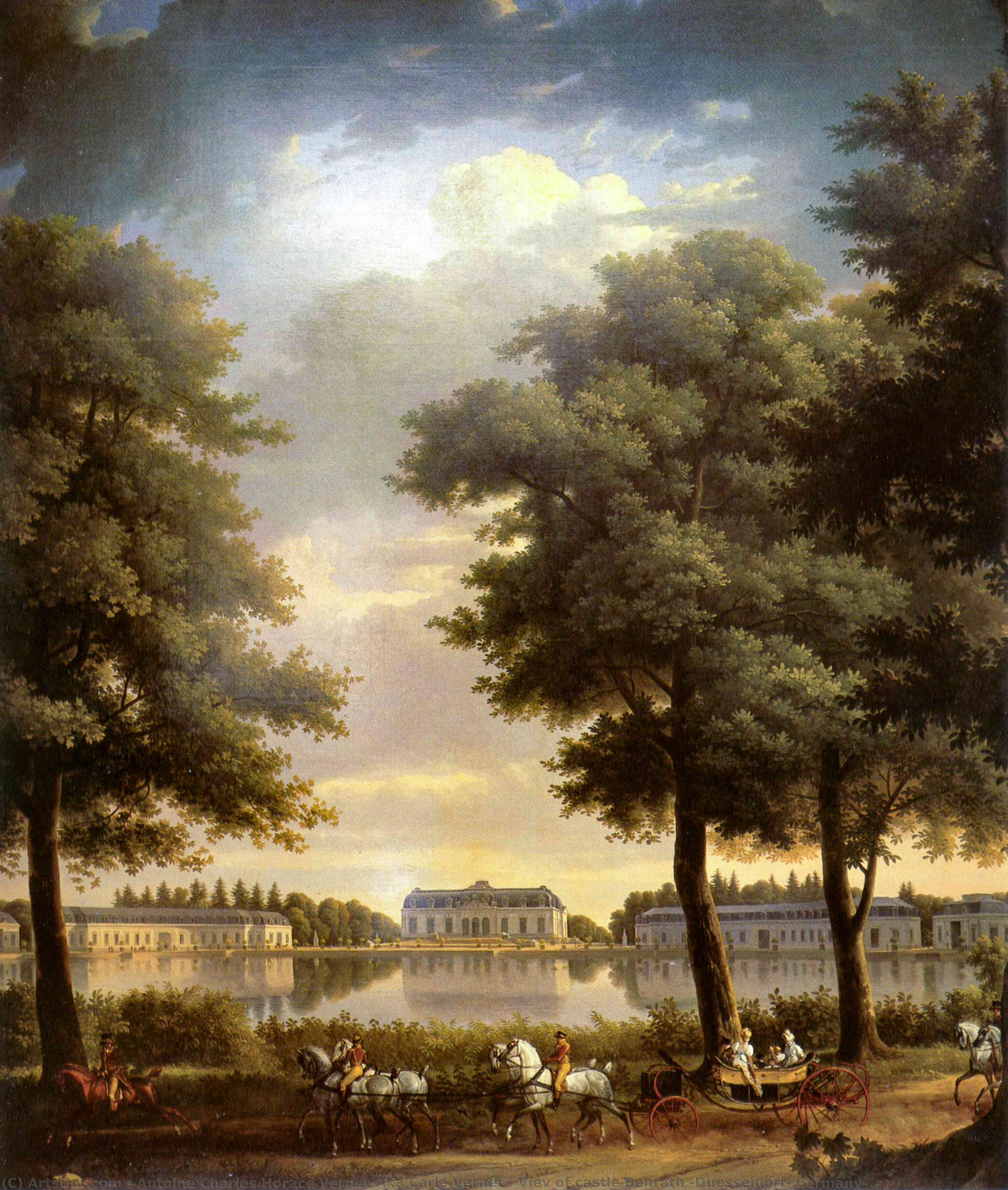 Viev Of Castle Benrath (duesseldorf, Germany) — Karle Vernet