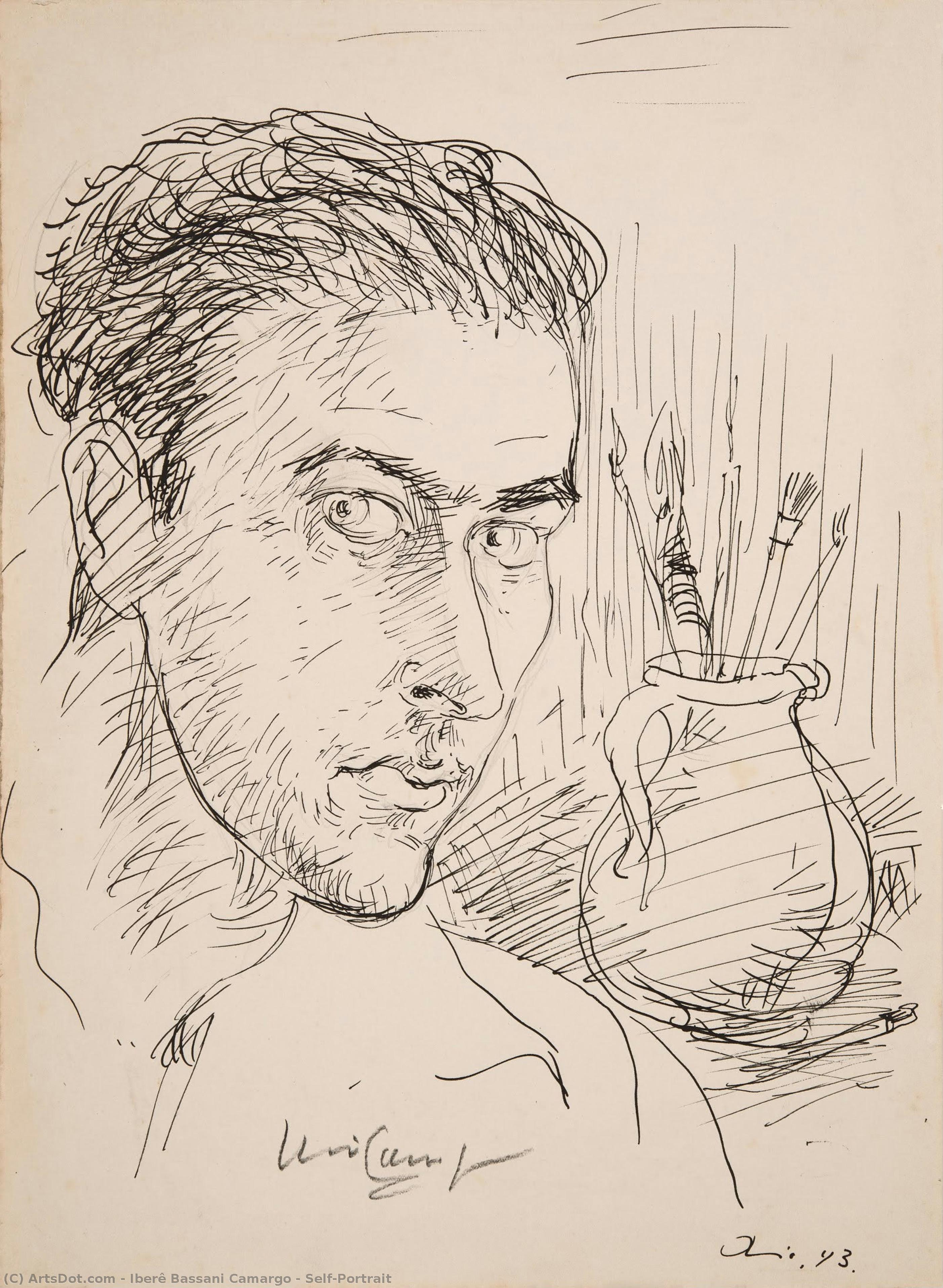 Self-portrait — Иберэ Бассани Камарго