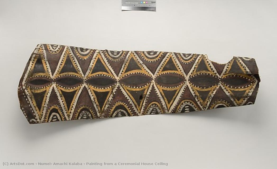 Painting From A Ceremonial House Ceiling — Numei, Amachi Kalaba