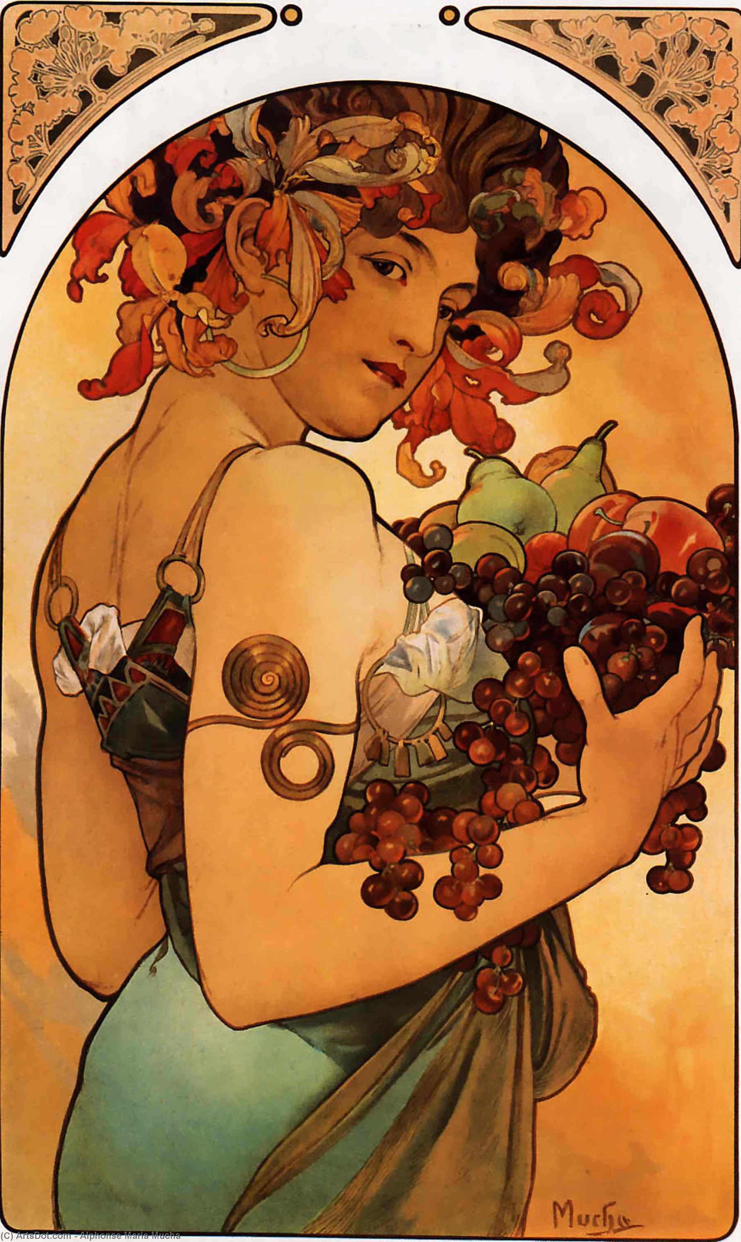 Fruit Litho — Альфонс Муха