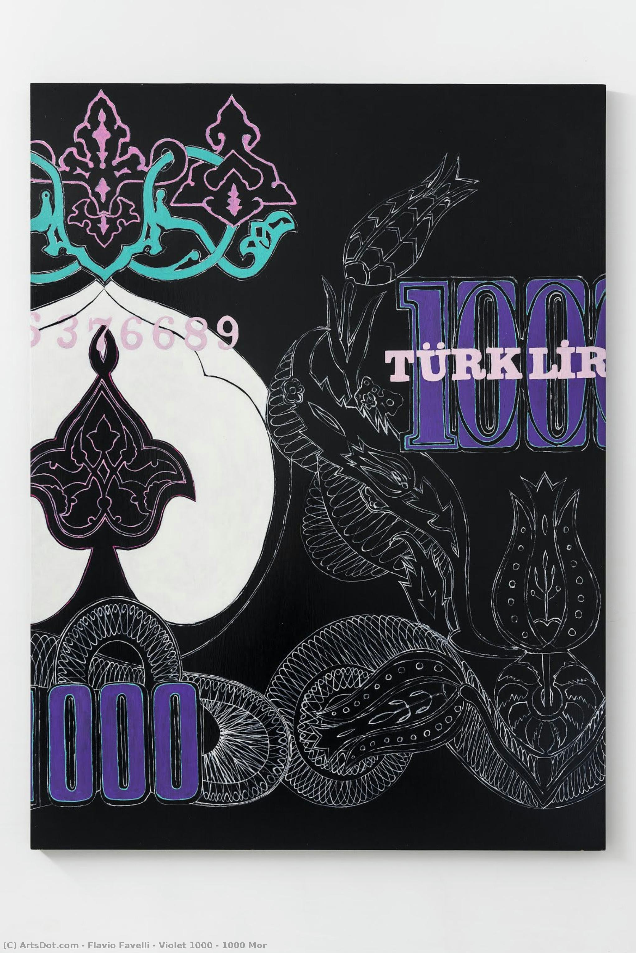 Violet 1000 / 1000 Mor — Flavio Favelli