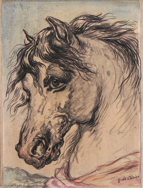 Study Of A Horse — Ђорђе Де Кирико