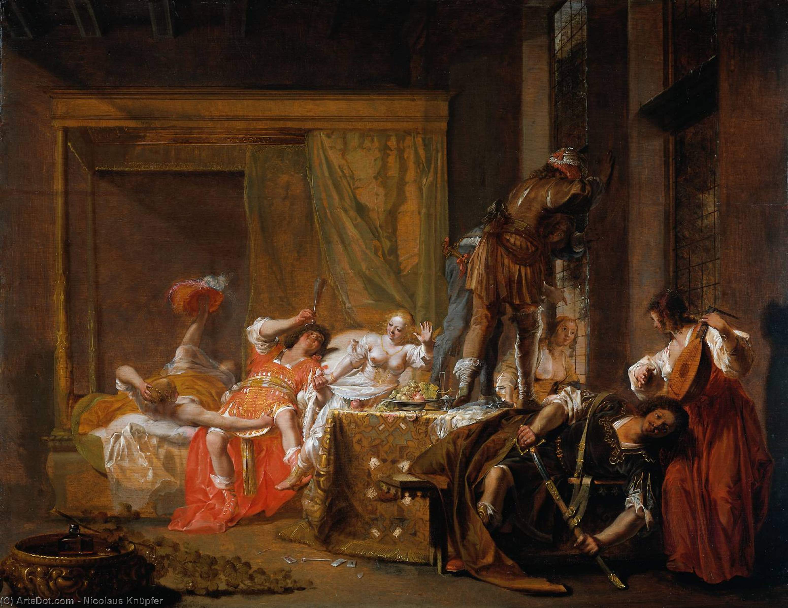 Brothel Scene — Nicolaes Knupfer