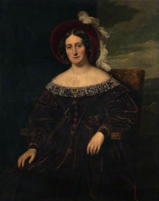 Mrs Hugh Robertson Of Gartloch (1798–1846) — ジョン・グラハム・ギルバート