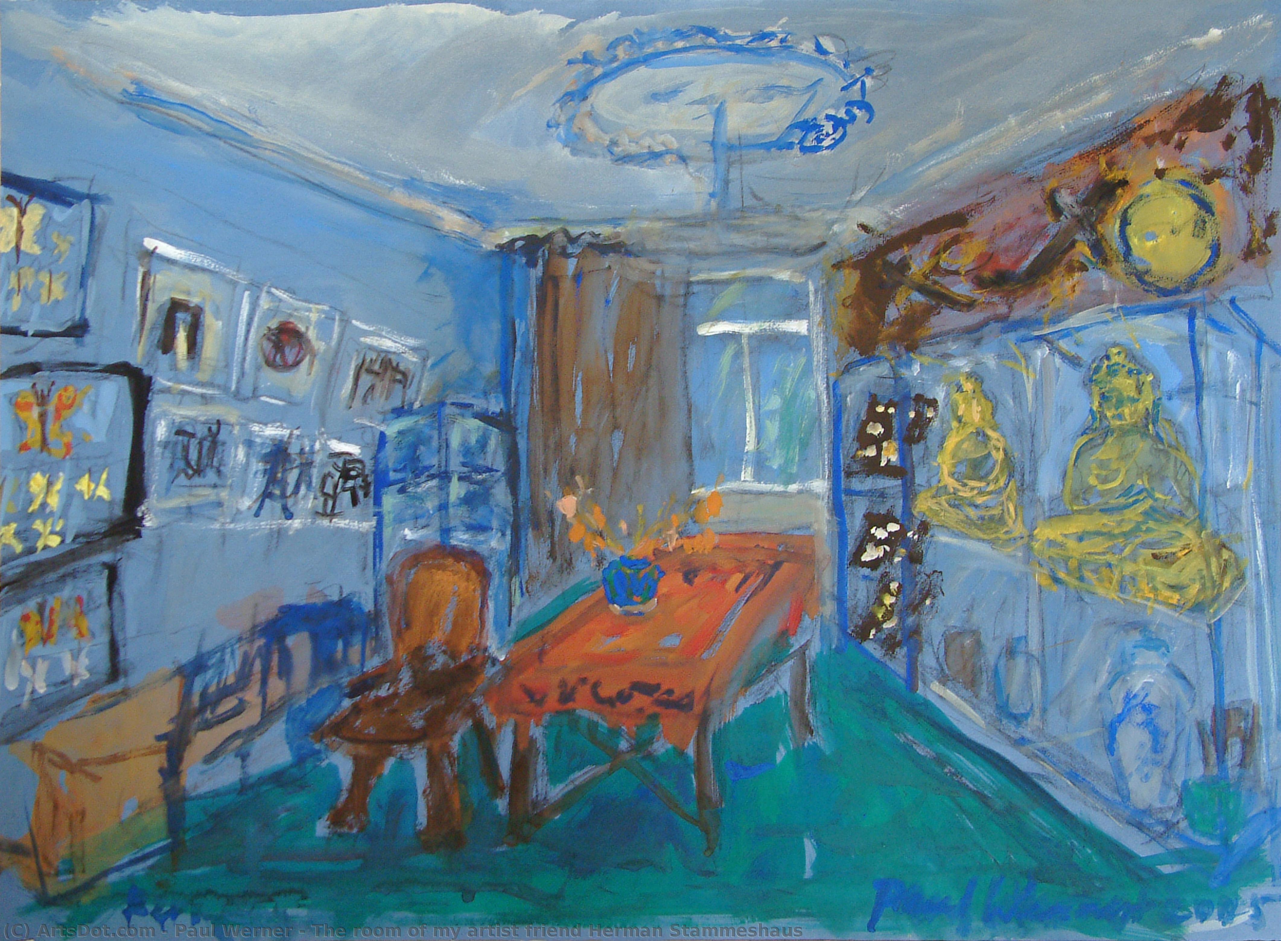 The Room Of My Artist Friend Herman Stammeshaus — Paul Werner