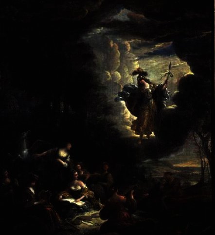 Athena Visiting The Muses — Jacob Willemsz De Wet